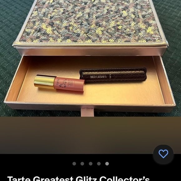 Tarte Greatest Glitz Collectors Holiday Gift Set Makeup Case NWOB - Picture 5 of 5